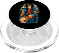 Anime Drummer Música PopSockets PopGrip para MagSafe