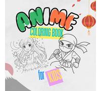 ANIME Easy Coloring Book for Kids and Adults. Discover Fun Anime Facts with Every Page