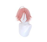 Anime Ensemble Stars Oukawa Kohaku Pink Short Heat Resistant Synthetic Hair Wig Halloween Party Costume Cosplay Wigs