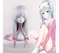 Anime Eromanga Sensei Cosplay pelucas Sagiri Izumi Cosplay peluca de pelo peluca sintética resistente al calor fiesta de Halloween mujeres pelucas de cosplay