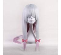Anime Eromanga Sensei Izumi Sagiri Cosplay Peluca Gradiente Pelucas con pajaritas Juego de roles Cabello + Peluca gratis solo peluca