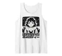 Anime Estética Noche Sin Dormir Retro 80s 90s City Pop Style Camiseta sin Mangas
