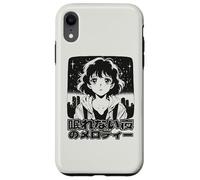 Anime Estética Noche Sin Dormir Retro 80s 90s City Pop Style Carcasa para iPhone XR