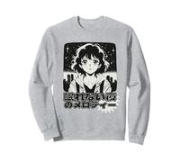 Anime Estética Noche Sin Dormir Retro 80s 90s City Pop Style Sudadera