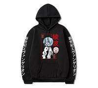 Anime EVA Ayanami Rei Ayanami Rei Sudadera con Capucha Pullover Unisex de Manga Larga Rei Ayanami Sudadera con Capucha Rei para fanáticos de EVA Ayanami Rei
