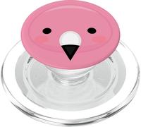 Anime Eyes Kawaii Animal Pink Flamingo - Funda para teléfono Celular PopSockets PopGrip para MagSafe