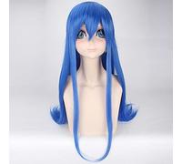 Anime Fairy Tail Cosplay Peluca Lucy Heartfilia Wendy Marvell Cosplay Pelucas De Disfraz Largo Recto Azul Pelo Sintético Resistente Al Calor Talla Única Pl-628 Wendy Marvell