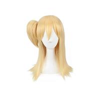 Anime Fairy Tail Lucy Heartfilia Peluca Cosplay Disfraz Largo Recto Pelo Sintético Mujeres Halloween Fiesta Peluca