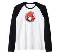 Anime Fan Fluent in Subtitles & Tsundere Logic Camiseta Manga Raglan