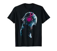 Anime Fan Music Auriculares Gamer Gaming Cool Camiseta
