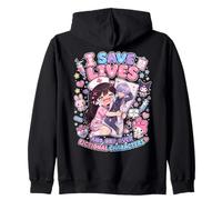 Anime Fan - Salvo Vidas y Lloro por Personajes Sudadera con Capucha