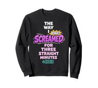 Anime Fangirl Gritando Anime Reacción Humor Emocionado Weeb Sudadera