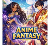 Anime Fantasy Coloring Book: A Relaxing Anime Coloring Book