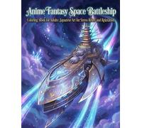 Anime Fantasy Space Battleship Coloring Book for Adults: Japanese Art for Stress Relief and Relaxation