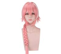Anime Fate Apocrypha Rider Astolfo Rosa peluca trenzada larga Cosplay disfraz pelo sintético resistente al calor hombres mujeres pelucas de Cosplay