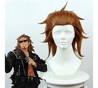 Anime Fate Apocrypha Sisigou Kairi Cosplay peluca marrón pelo corto sintético 40 cm pelucas de disfraces de fiesta de Halloween para hombres 235J