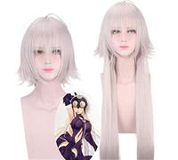 Anime Fate/grand Order Jeanne D'arc Alter Cosplay Peluca Joan of Arc Mujeres Pelo sintético Fiesta de Halloween Disfraz Pelucas Cosplay