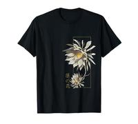 Anime flores de loto en japonés Vaporwave Anime Moon flower Camiseta