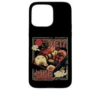 Anime Food Meme "My Diet?" Arte de caja Bento inspirado en el anime Carcasa para iPhone 15 Pro Max