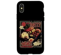 Anime Food Meme "My Diet?" Arte de caja Bento inspirado en el anime Carcasa para iPhone X/XS