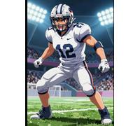 Anime Football Journal: College Ruled Composition Notebook for Sports Fans, Athletes and Manga Lovers | 120 Pages, 6x9