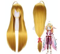 Anime Fox Demon TuShan SuSu TuShan Honghong Matchmaker Pelucas de Cosplay con orejas de zorro Accesorio de disfraz de Cosplay 100CM Halloween COS B peluca con oreja