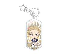 Anime Fragrant Flower Blooms with Dignity Llavero Waguri Kaoruko Tsumugi Rintarou Hoshina Subaru Bonito Trendy Colgante para mochila Diario Accesorio Atractivo