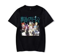 Anime Frieren: Beyond Journey's End Merch Camiseta Hombre Mujer Casual Short Sleeve Shirt Cosplay T-Shirt