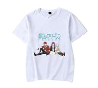 Anime Frieren: Beyond Journey's End Merch Camiseta Hombre Mujer Casual Short Sleeve Shirt Cosplay T-Shirt