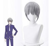 Anime Fruits Basket 2019 Pelucas de cosplay Souma Yuki Peluca de cosplay Peluca sintética resistente al calor Cabello Fiesta de carnaval de Halloween