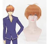 Anime Fruits Basket Pelucas de Cosplay Kyou Souma Peluca de Cosplay Peluca sintética resistente al calor Cabello Carnaval de Halloween Juego de fiesta Pelucas