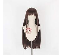 Anime Fruits Basket Tohru Toru Brown Peluca larga Disfraz de Cosplay Pelo sintético resistente al calor Mujeres Fiesta Cosplay PelucasAnime MZ-1388