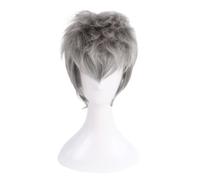 Anime Game Devil May Cry 5 Peluca De Cosplay, Pelo Corto Gris Plateado Para Nero, Juego De Roles Accesorios De Halloween + Gorro De Peluca