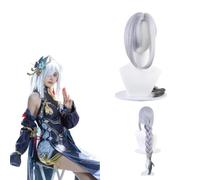 Anime Genshin Impact Shenhe Peluca Cosplay para Todos los Personajes Fiesta de Carnaval de Halloween para Mujeres Niñas y Niños