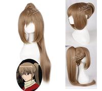 Anime Gintama cosplay peluca Gintoki sakata Terakado Tsu Kagura Cosplay pelucas de disfraz Plata Blanco púrpura cosplay peluca + gorro de peluca Talla única PL-210-2 l