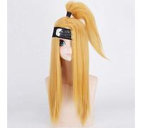 Anime Gintama cosplay peluca Kagura Yoshihara Naranja Rojo Pelucas trenzadas cortas Disfraz de Halloween Cosplay Pelo sintético resistente al calor Talla única PL-467 Kijima peluca
