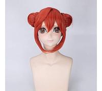 Anime Gintama Kagura Cosplay pelucas corta naranja resistente al calor pelo sintético disfraz fiesta juego de roles peluca PL-125