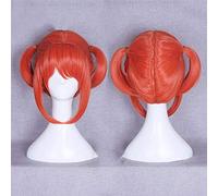 Anime Gintama Pelucas de Cosplay Kagura Peluca de Cosplay Peluca Sintética Resistente al Calor Cabello Fiesta de Halloween Alma de Plata Mujeres Peluca de Cosplay Solo Peluca
