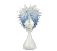 Anime Gintama Sakata Gintoki Peluca Cosplay Disfraz Plata Alma Hombres Corto Pelo sintético Fiesta de Halloween Pelucas