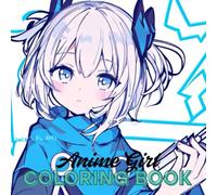 Anime Girl Coloring Book (50 pages)