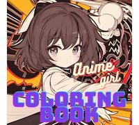 Anime Girl Coloring Book: 50 pages / part 5
