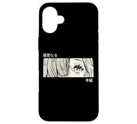 Anime Girl Eyes Panel Manga Aesthetic Design Carcasa para iPhone 16 Plus