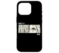 Anime Girl Eyes Panel Manga Aesthetic Design Carcasa para iPhone 16 Pro