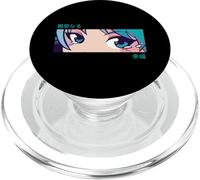 Anime Girl Eyes Pastel Aesthetic Otaku Art PopSockets PopGrip para MagSafe