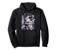 Anime Girl Goth Bunny Cute E-Girl Gothic Outfit Grunge Sudadera con Capucha
