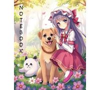 Anime Girl Notebook, 150 Pages Of 8x10 White Papers, Sketchbook, Journal White Paper, Drawing Book, Anime Cover, Holger's writing