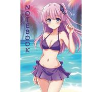 Anime Girl Notebook, Sketchbook Anime style cover, sketchbook for Drawing, Coloring, Sketching and Doodling manga, 6x9 100 pages, Holger's writing