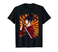 Anime Girl Samurai Waifu Japanese aesthetic Camiseta