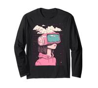 Anime Girl Vaporwave Cyber Goth E-Girl Angustied Grunge Manga Larga