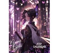 Anime Girls 2027 Calenda r: September 2026 - December 2027 Aesthetic Anime Art Collection